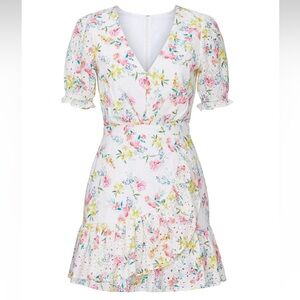 Yumi Kim Be The One Dress 100% cotton floral eyelet pattern